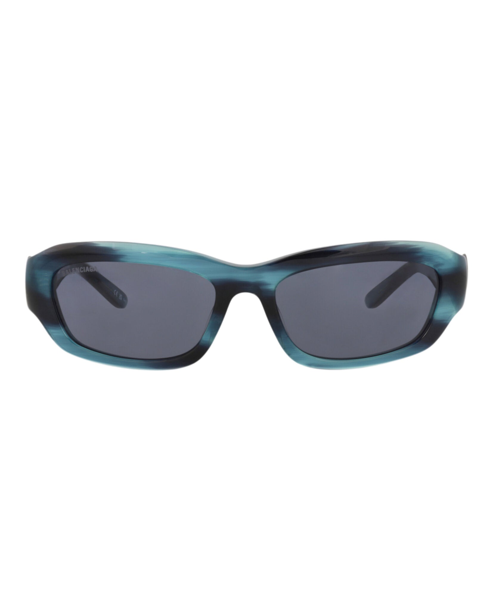 Balenciaga Balenciaga Unisex Square/Rectangle Blue Blue Blue Fashion Designer Eyewear