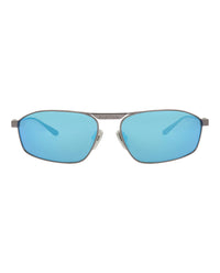 Balenciaga Balenciaga Mens Aviator Ruthenium Ruthenium Blue Fashion Designer Eyewear