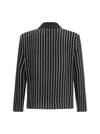 Jil Sander Men Embroidered Crochet Cardigan
