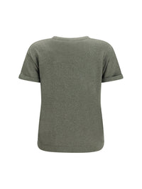 BRUNELLO CUCINELLI Brunello Cucinelli Women Cashmere Glitter T-Shirt