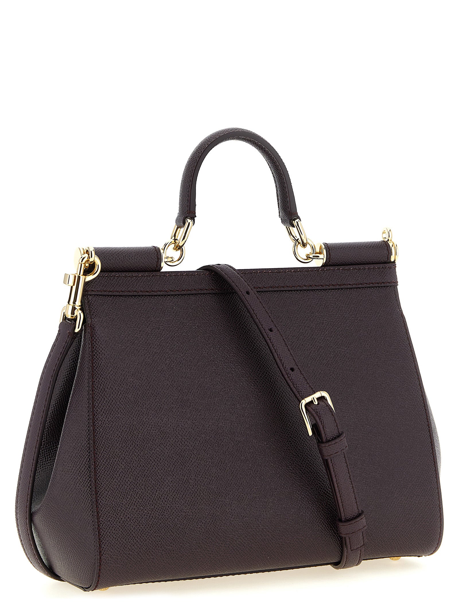 DOLCE & GABBANA Dolce & Gabbana Women 'Sicily Grande' Dauphine Leather Handbag