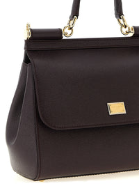 DOLCE & GABBANA Dolce & Gabbana Women 'Sicily Grande' Dauphine Leather Handbag