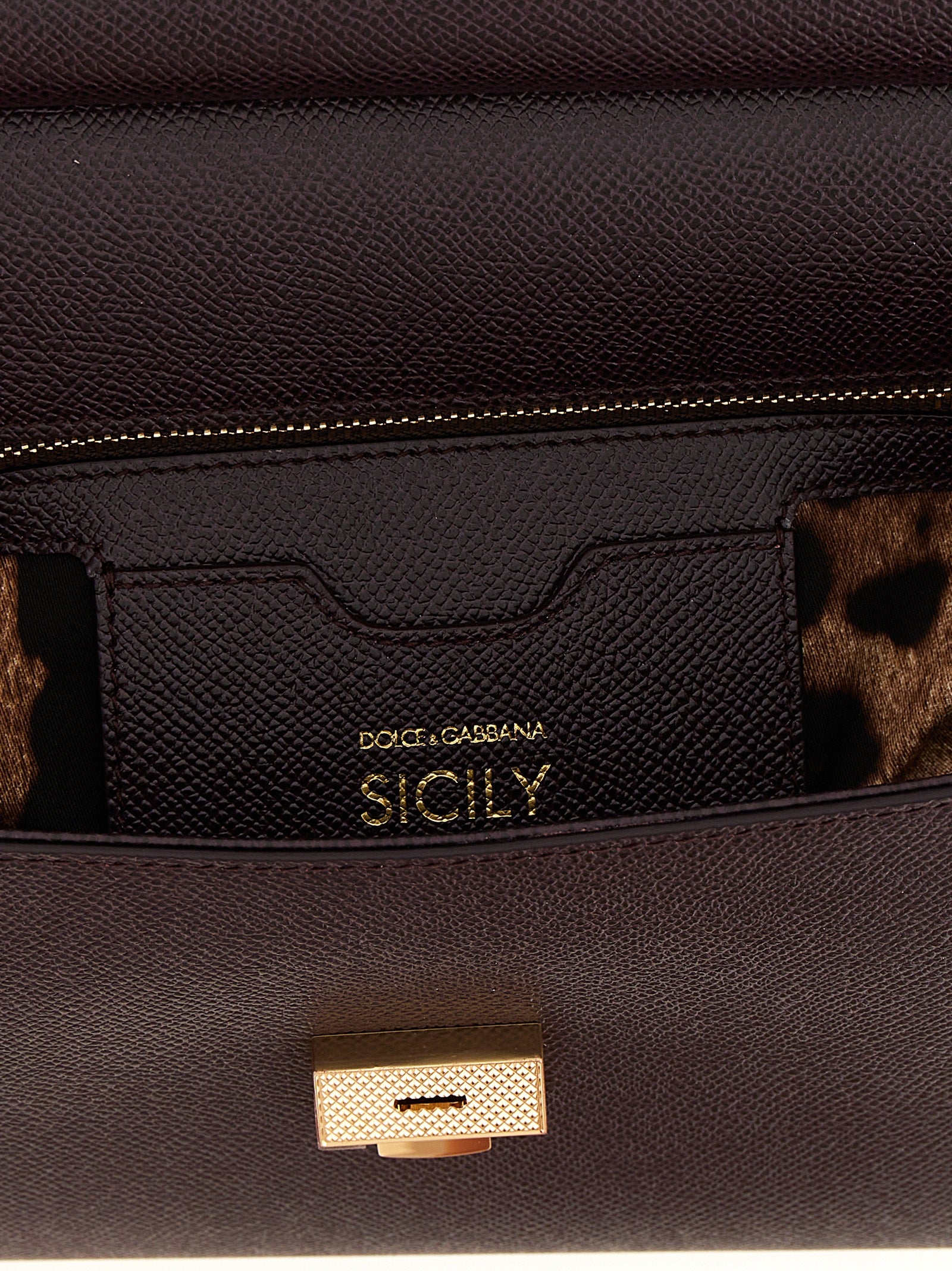 DOLCE & GABBANA Dolce & Gabbana Women 'Sicily Grande' Dauphine Leather Handbag