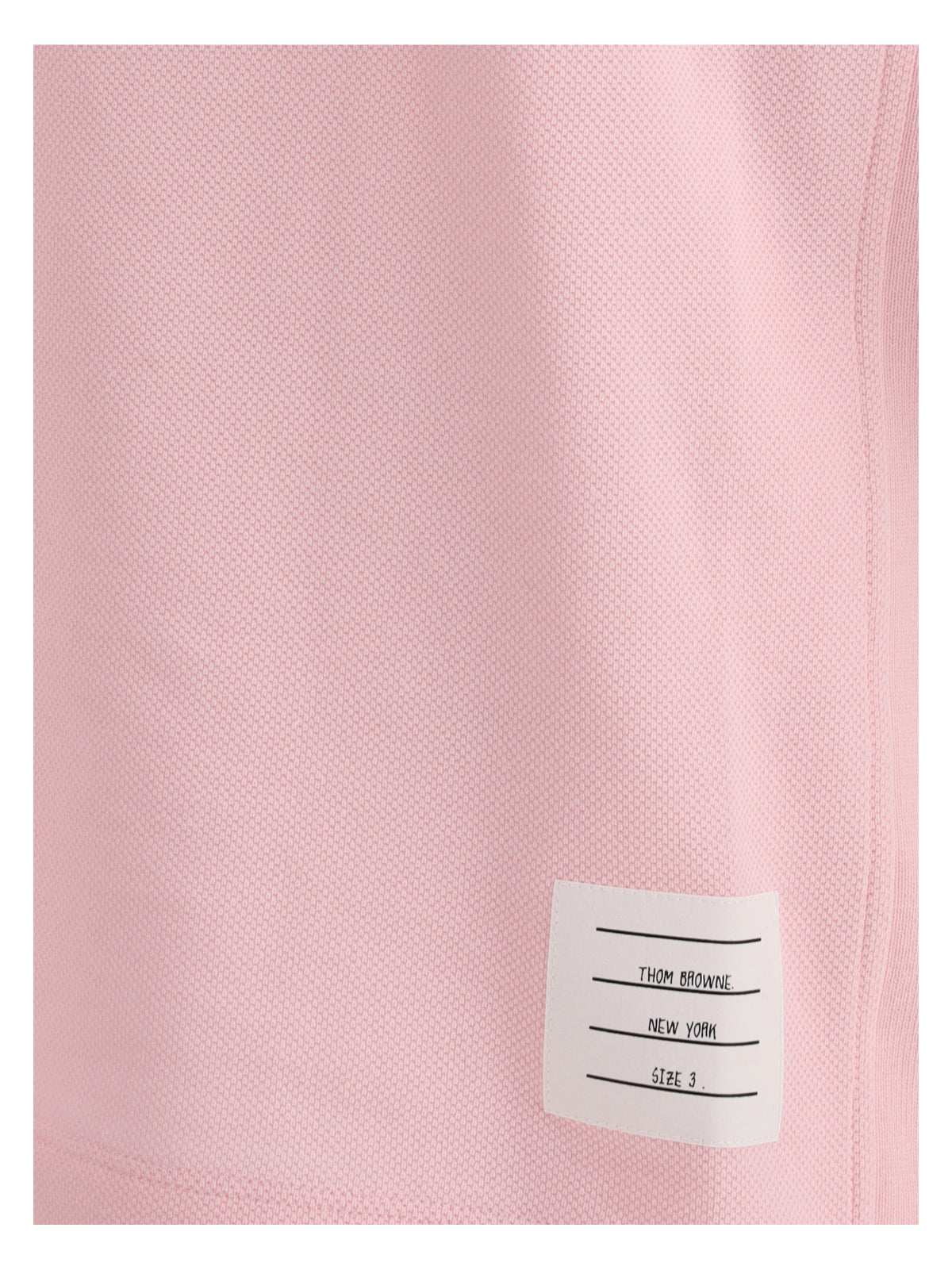 THOM BROWNE Thom Browne Men Polo Whit Iconic Bands