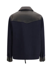 P.A.R.O.S.H. P.A.R.O.S.H. Women Leather Trimmed Jacket
