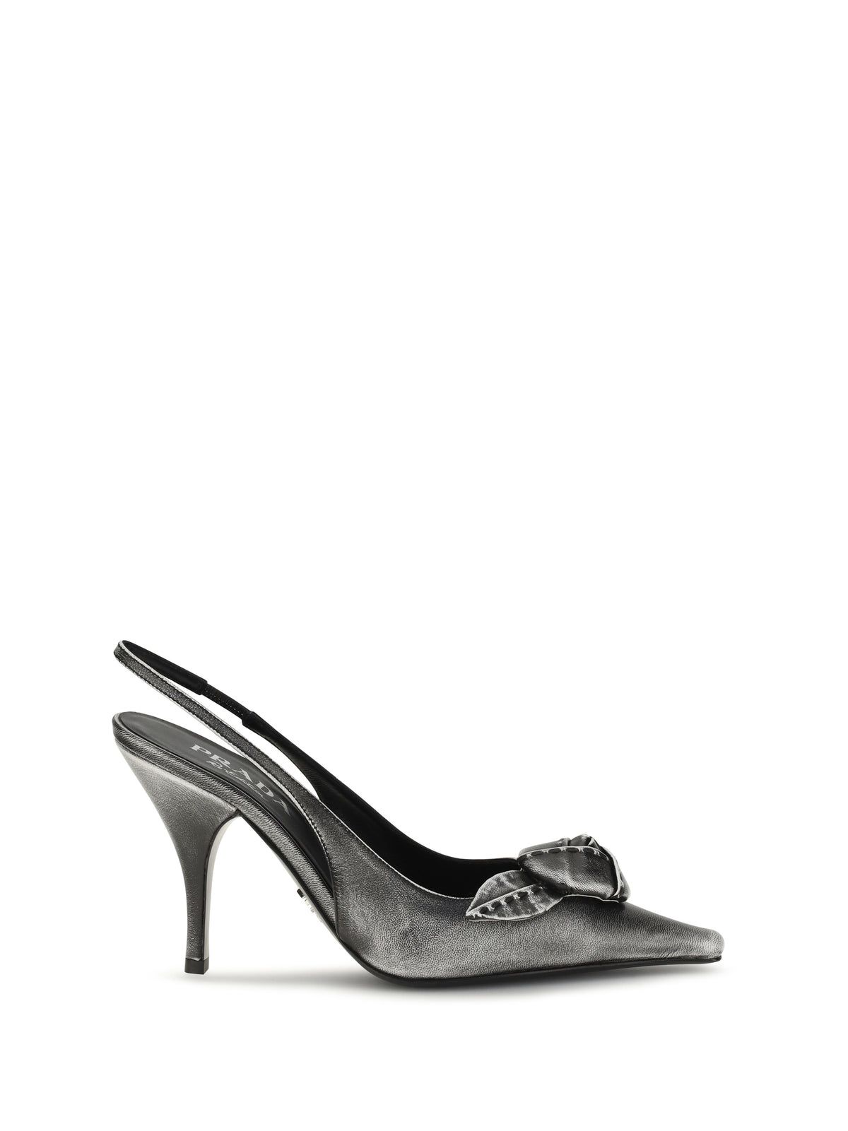 PRADA Prada Women Floral-Detail Leather Slingback Pumps
