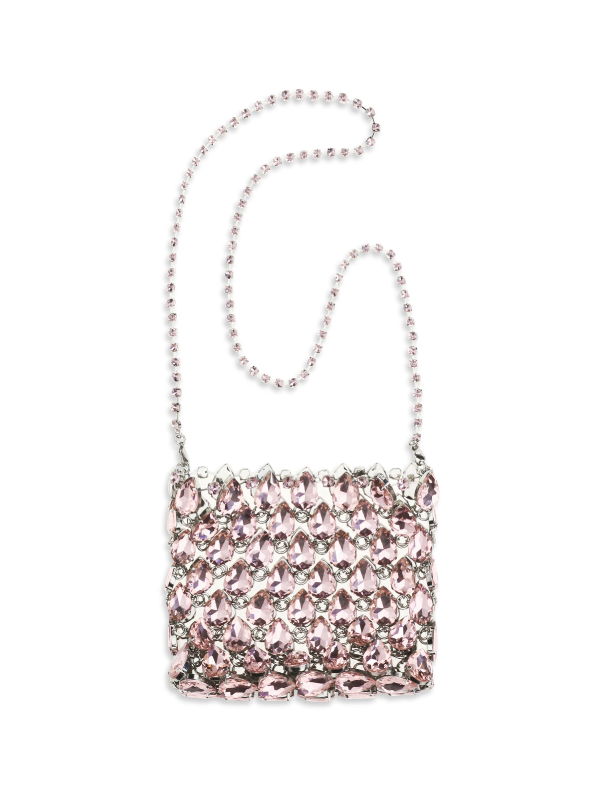 Self-Portrait Women Crystal Mesh Pouch
