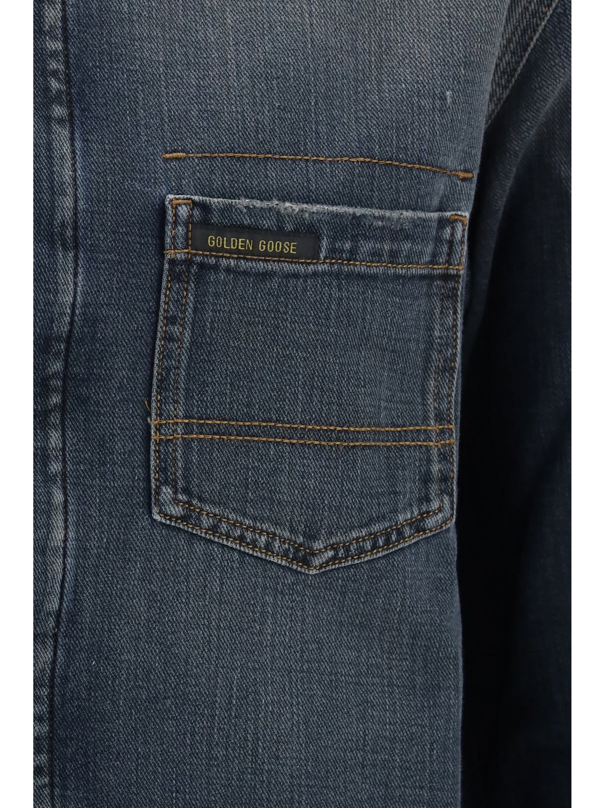 Golden Goose Men Journey Denim Shirt