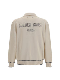 Golden Goose Men Rindley Polo With Logo Print