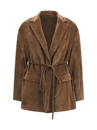 Brunello Cucinelli Women Cashmere-Blend Jacket With Drawstrings