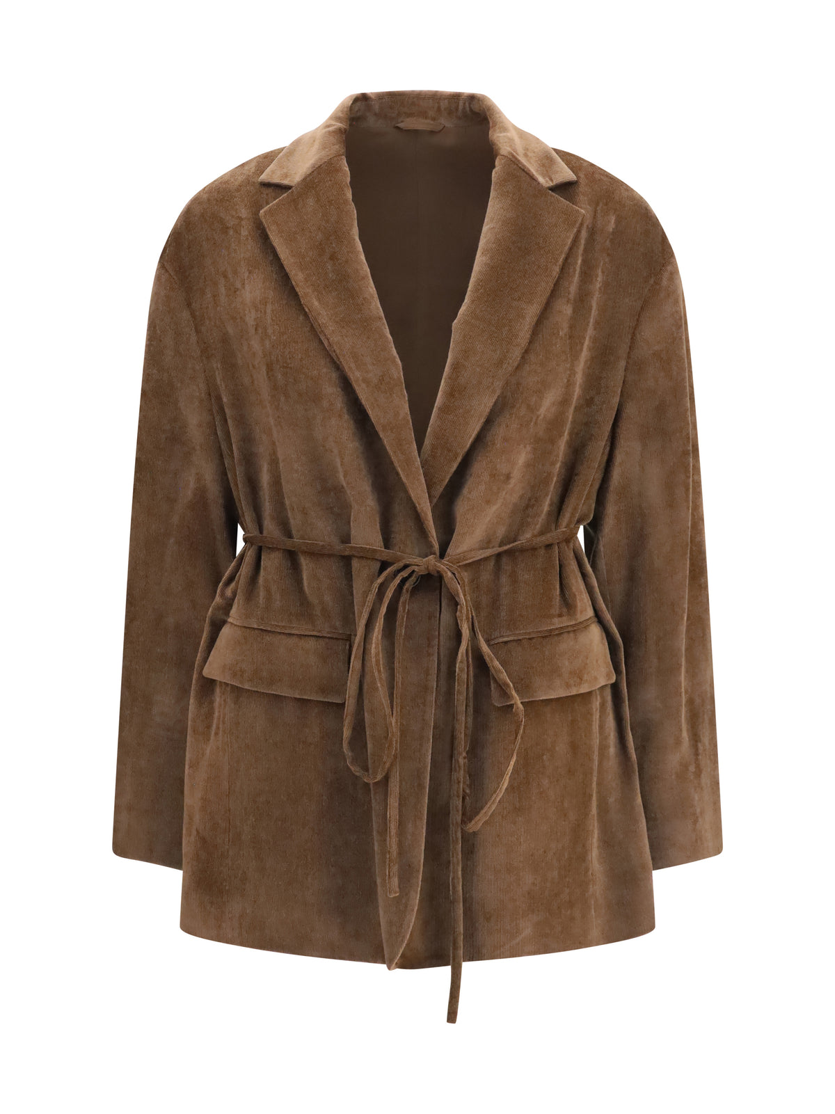 Brunello Cucinelli Women Cashmere-Blend Jacket With Drawstrings