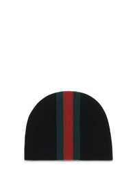 Gucci Men Web Stripe Beanie