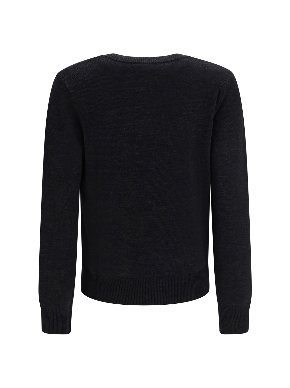 Ganni Women Wool Sweater With Crochet Flower