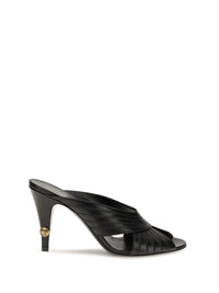 Versace Women Gianni Nappa Leather Mules