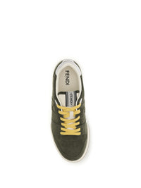FENDI Fendi Men Match Suede Sneakers