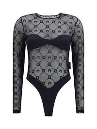 MARINE SERRE Marine Serre Women Mesh Body With Moon Motif