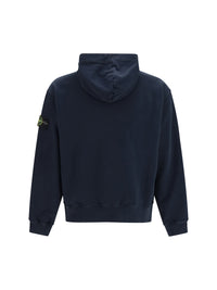 Stone Island Men Hooded Sweatshirt With Front Pocket