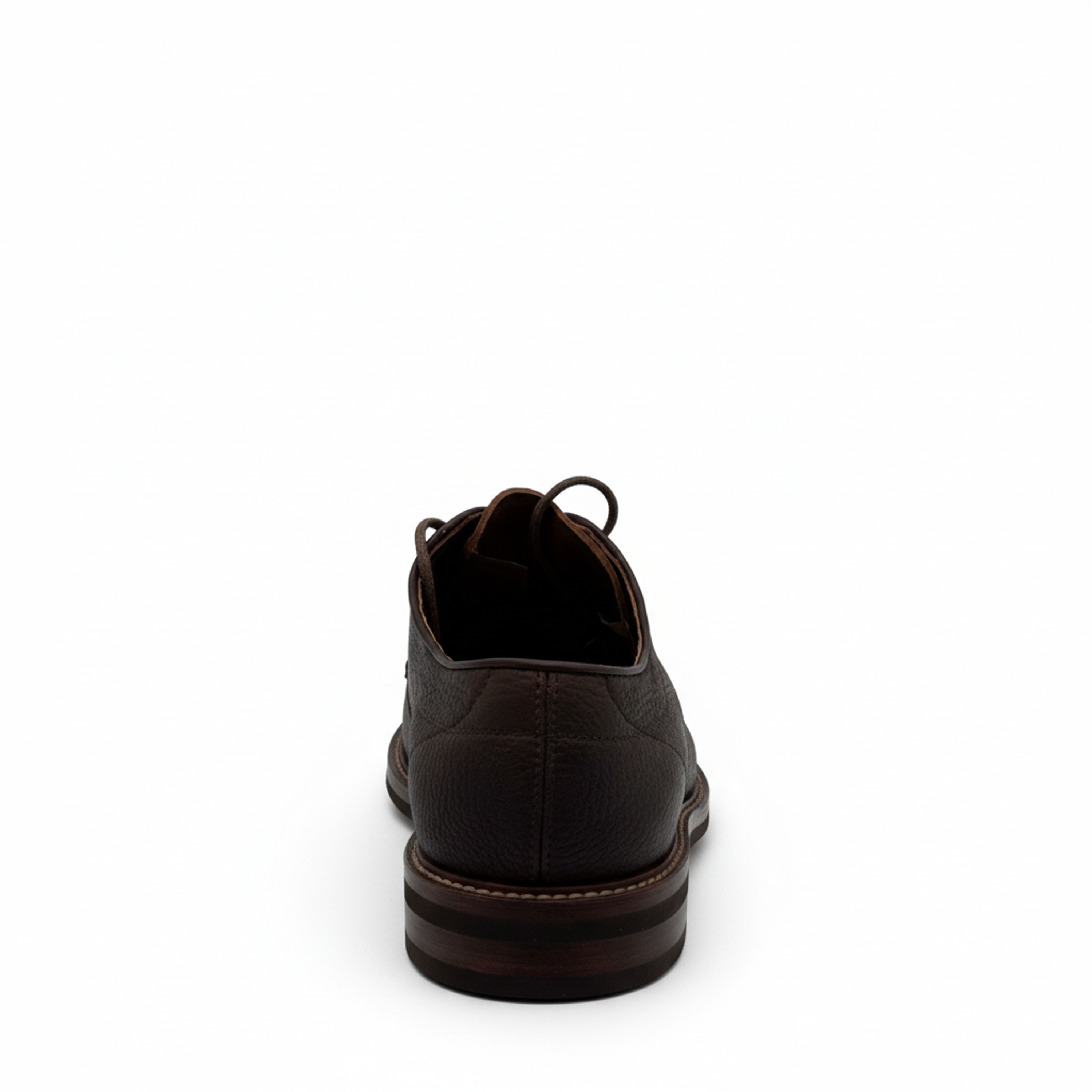 Brunello Cucinelli Grained Leather Lace-Up Derby Shoes