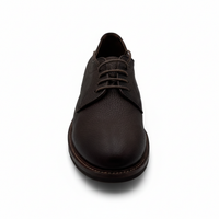 Brunello Cucinelli Grained Leather Lace-Up Derby Shoes