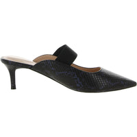 Myna 3 Womens Faux Leather Slip On Kitten Heels
