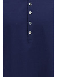 Thom Browne Men 4-Bar Cotton Jersey Polo