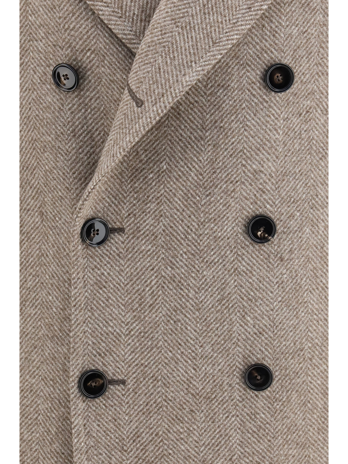 Tagliatore Men Chevron Coat