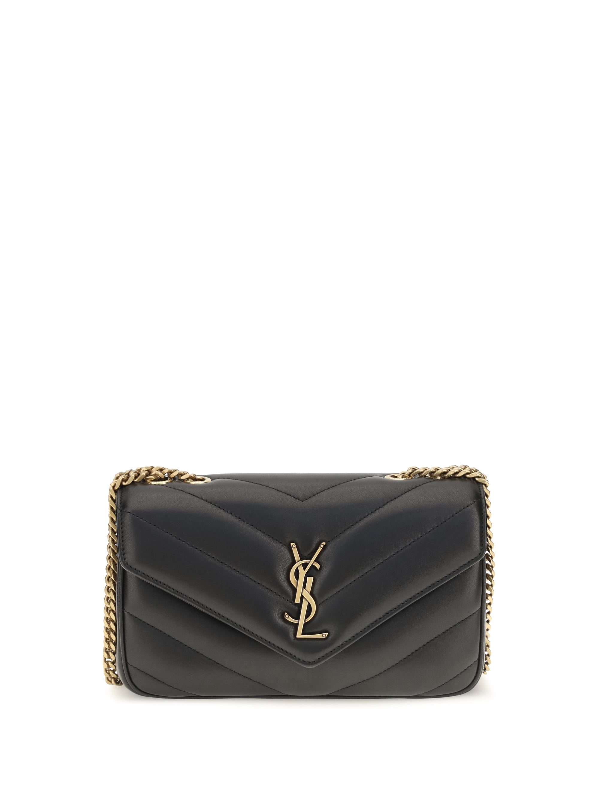 SAINT LAURENT Saint Laurent Women Loulou Leather Crossbody Bag