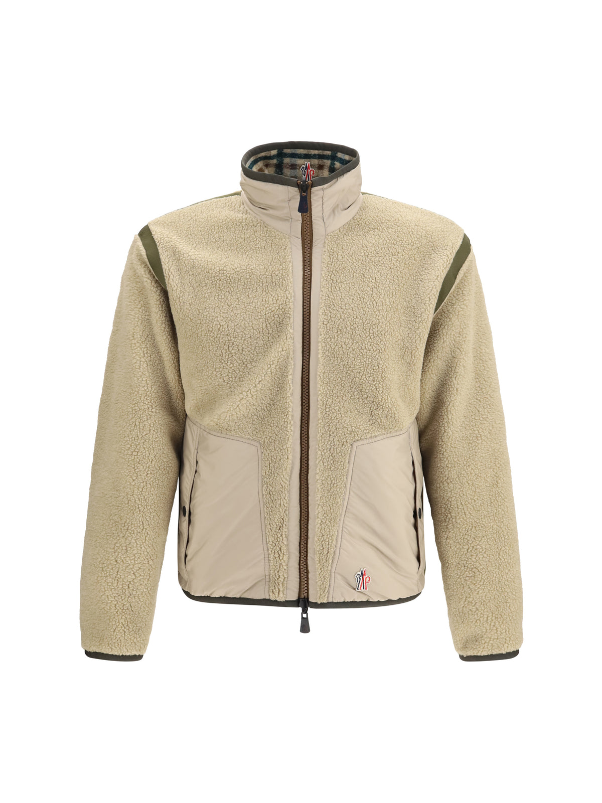 Moncler Grenoble Men Reversible Teddy-Effect Zip Sweatshirt