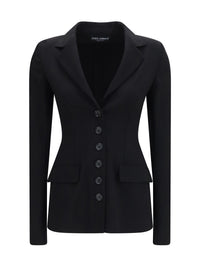 Dolce & Gabbana Women Stretch Wool Single Breasted Jacket