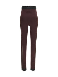 The Attico Women Sheer Detail Leggings