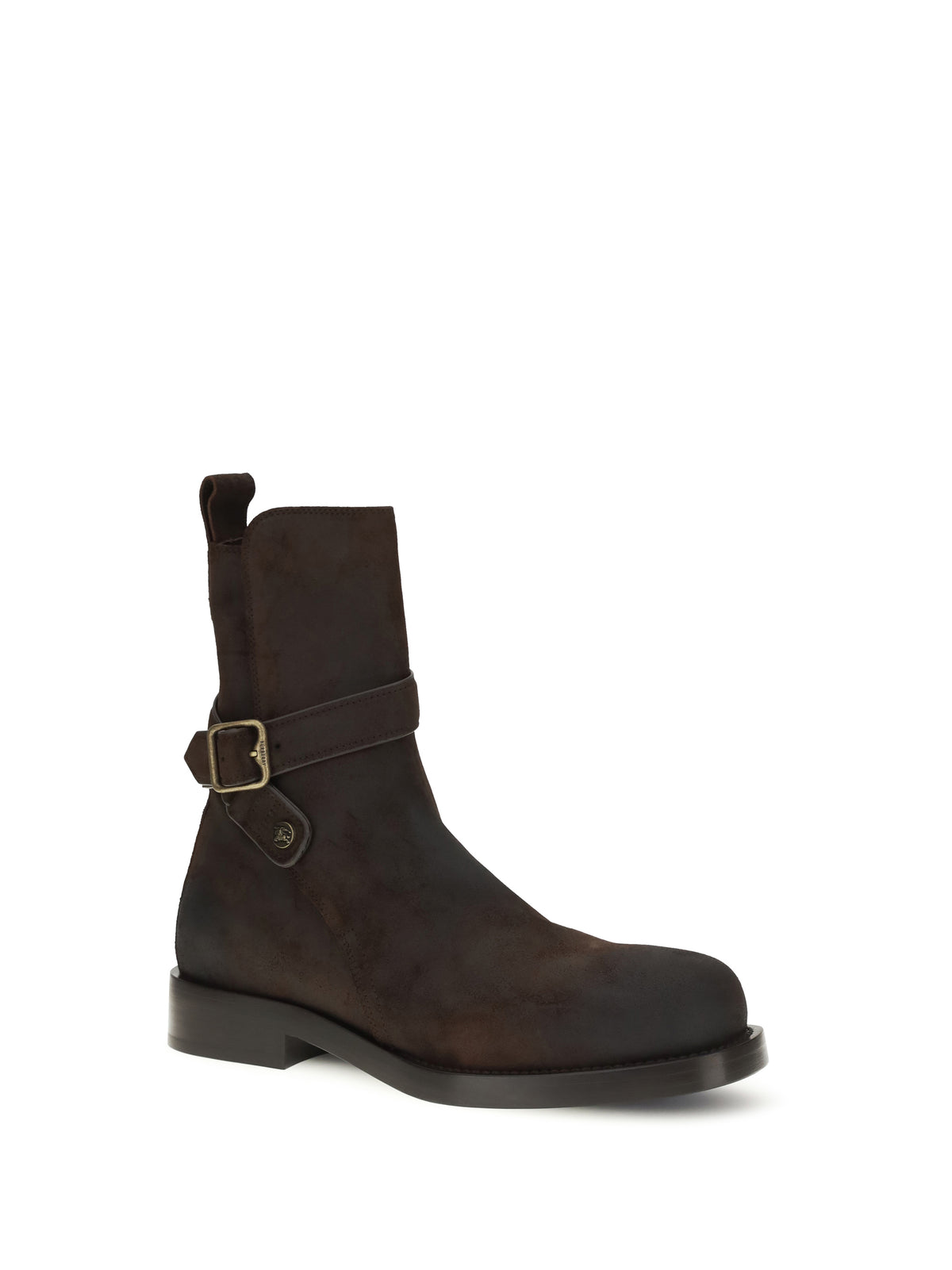 Burberry Men Ledger Jodphur Leather Boots