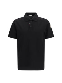 Moncler Men Cotton Piqué Polo Shirt With Logo