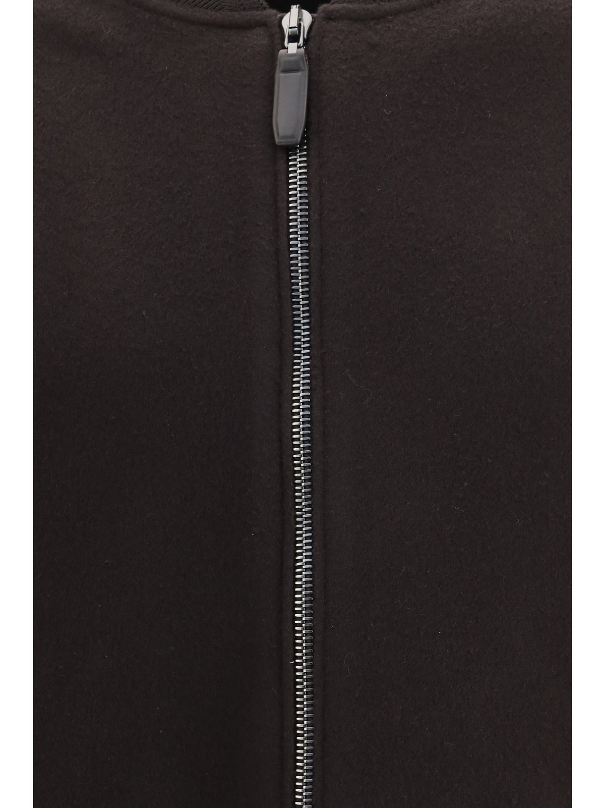 Brioni Men Wool And Cashmere Zip-Up Bomber Jacket