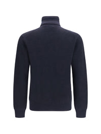 Brioni Men Wool And Cashmere Turtleneck Sweater