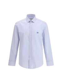 ETRO Etro Men Striped Cotton Shirt With An Embroidered Pegaso Logo On The Chest