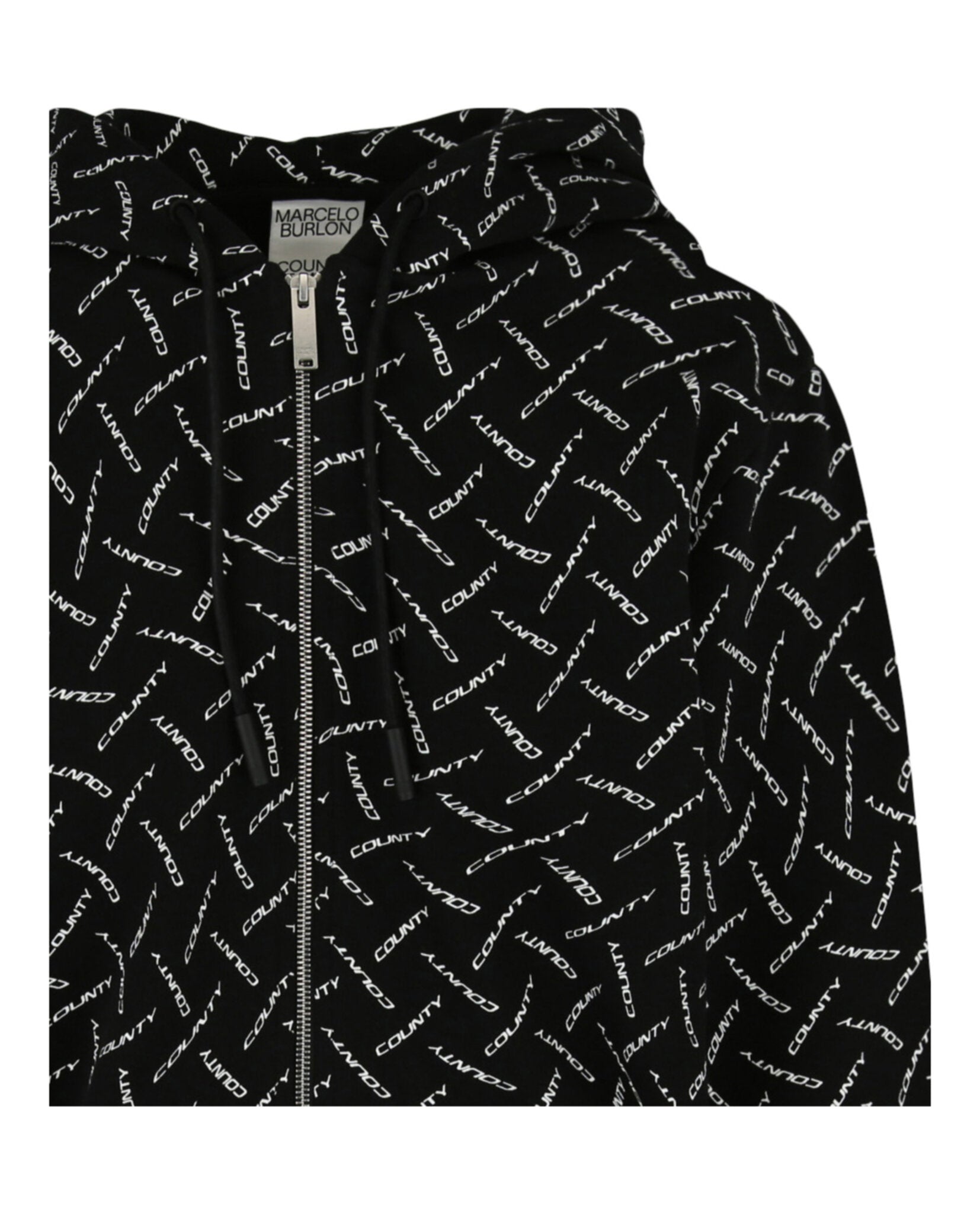 Marcelo Burlon Mens Pascal Arrow Printed Zip-Up Hoodie