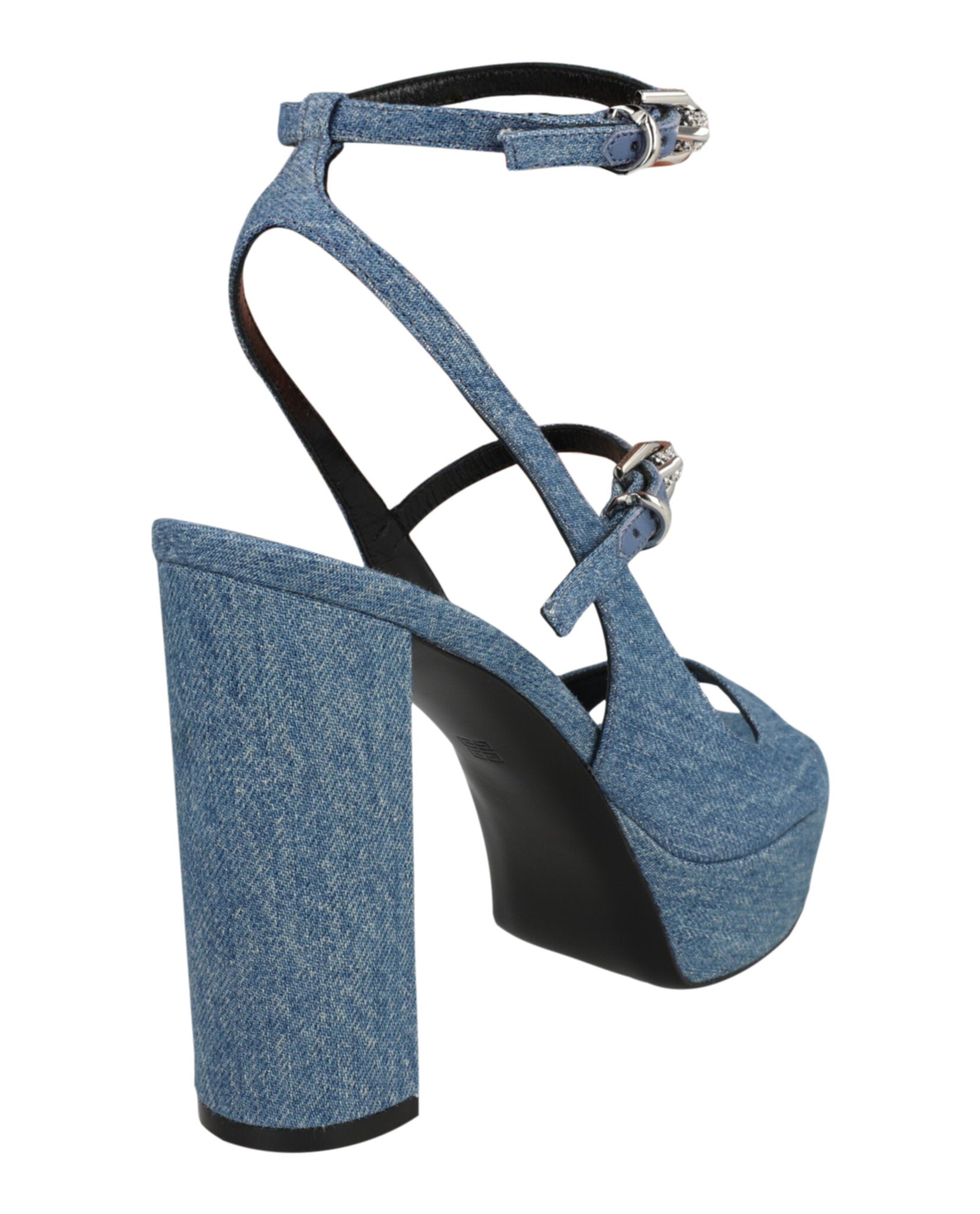 Givenchy Womens Voyou Platform Sandals In Denim