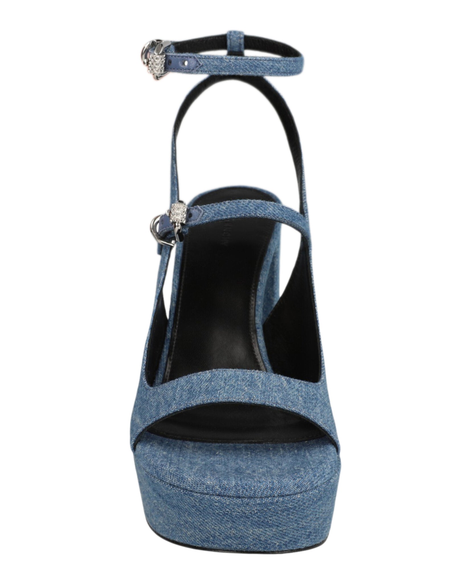 Givenchy Womens Voyou Platform Sandals In Denim