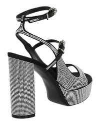 Givenchy Womens Voyou Crystal Embellished Platform Sandals