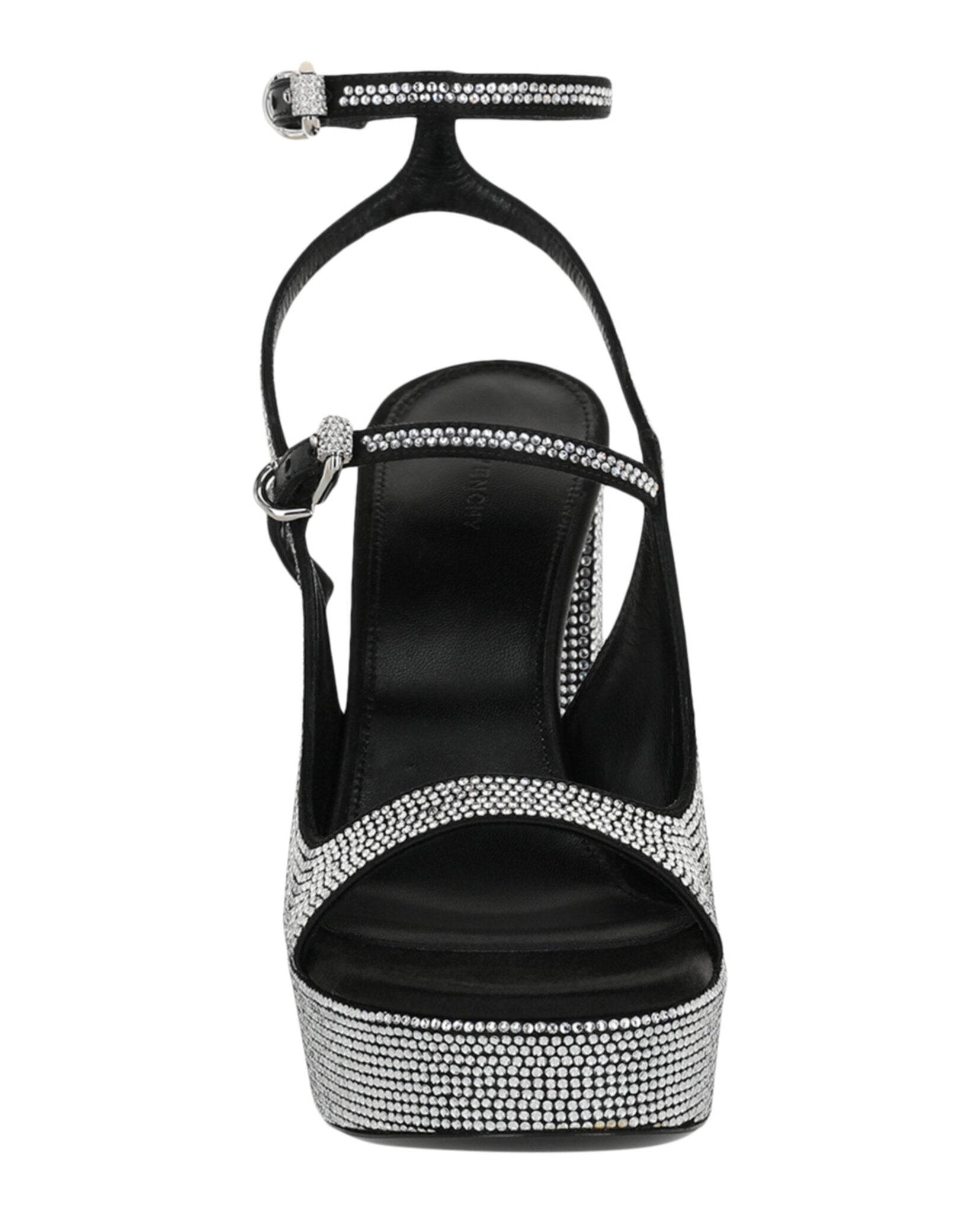 Givenchy Womens Voyou Crystal Embellished Platform Sandals