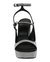 Givenchy Womens Voyou Crystal Embellished Platform Sandals