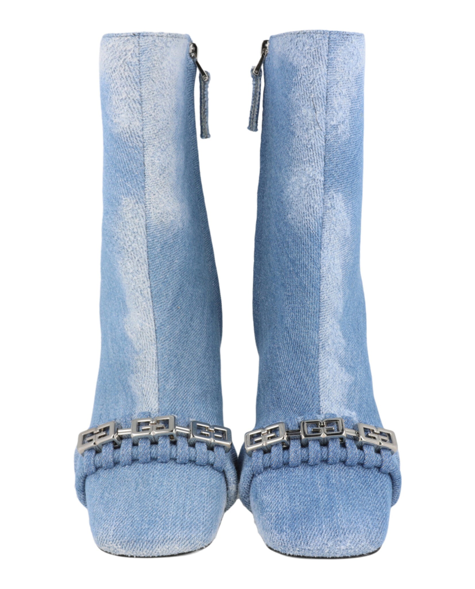 Givenchy Womens G Denim Ankle Boots