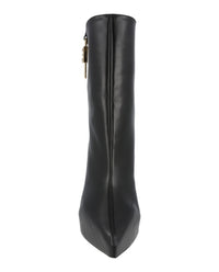 Givenchy Womens G-Lock Leather Wedge Boots