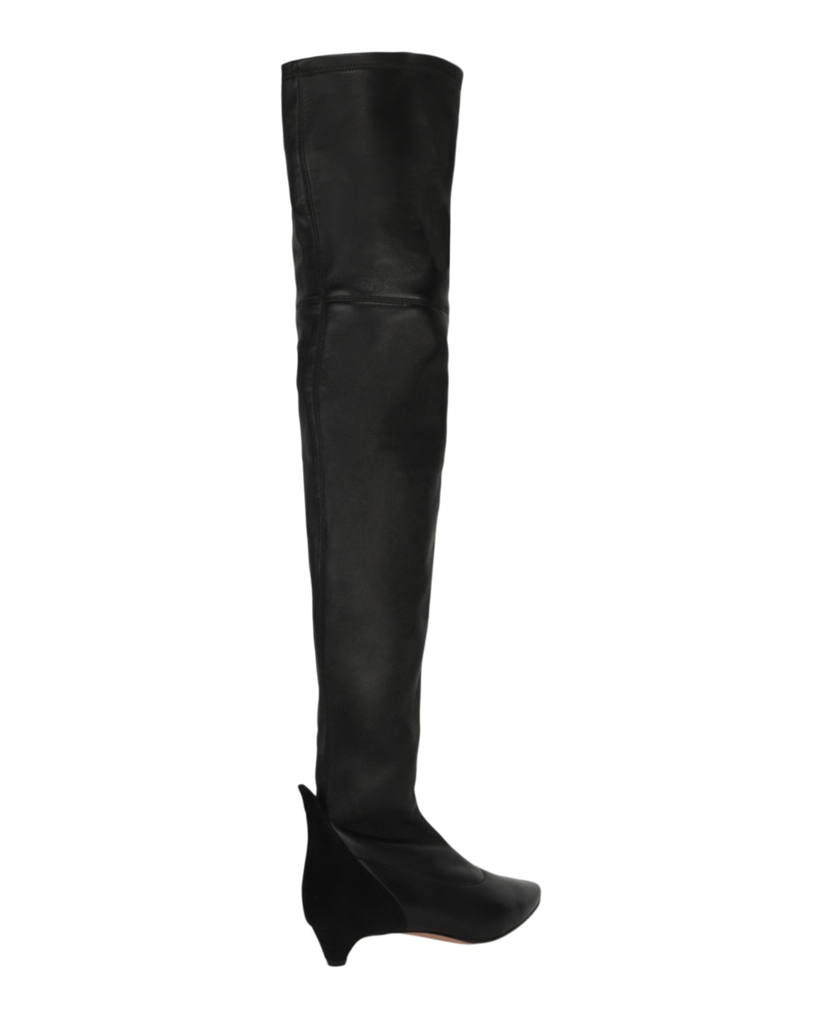 Givenchy Womens Over-The-Knee Kitten Heel Boots