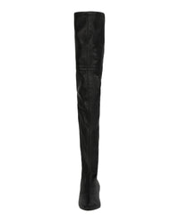 Givenchy Womens Over-The-Knee Kitten Heel Boots