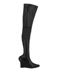 Givenchy Womens Show Stretch-Leather Over-The-Knee Boots