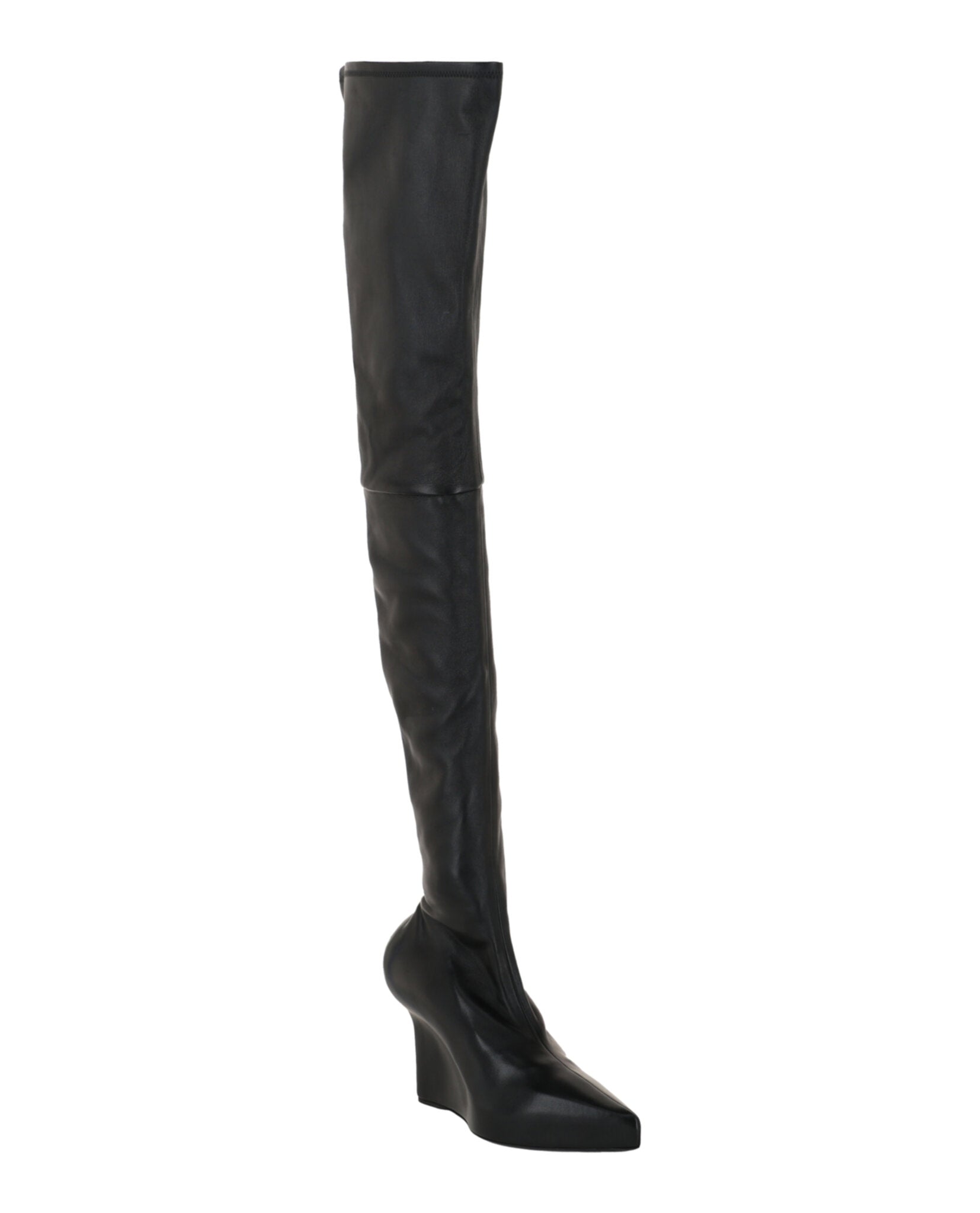 Givenchy Womens Show Stretch-Leather Over-The-Knee Boots
