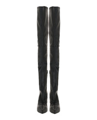 Givenchy Womens Show Stretch-Leather Over-The-Knee Boots