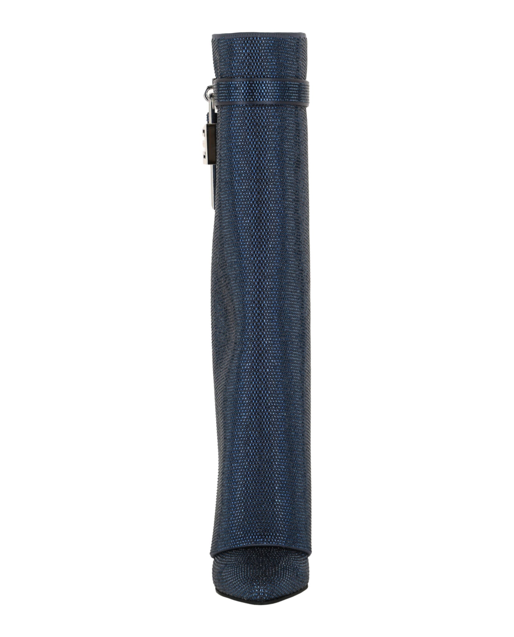 Givenchy Womens Shark Lock Wide Fit Pant Boots In Satin With