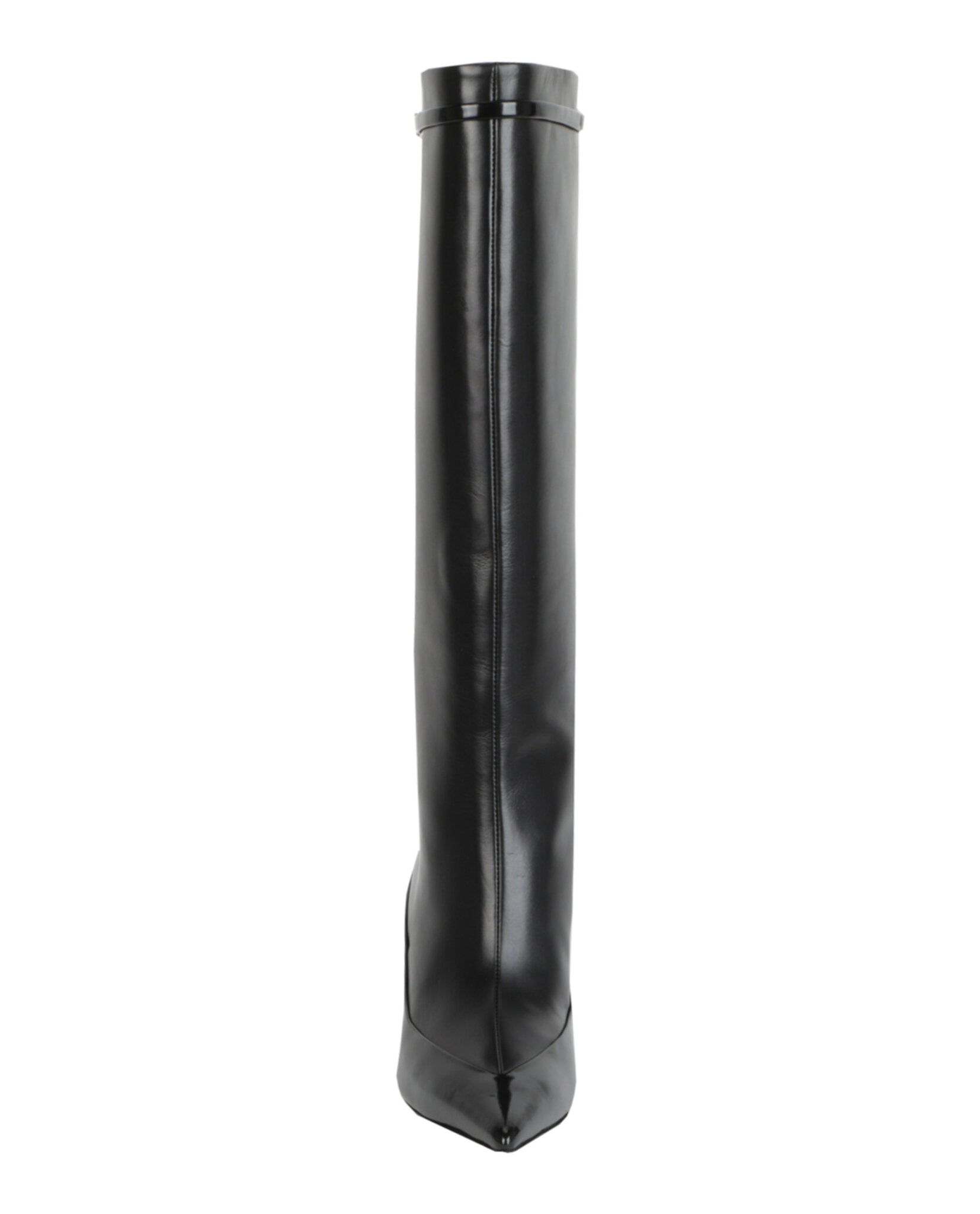 Givenchy Womens Raven Tall Leather Wedge Boots
